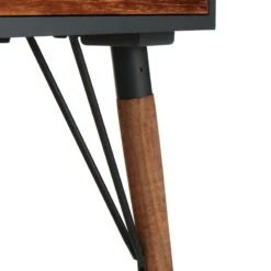 1-Drawer Wood & Metal Table -Family Home Furn Store 1 drawer wood metal table 3