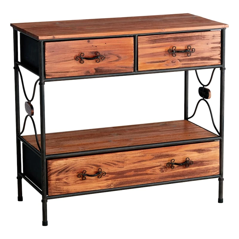 3 Drawer Wood Side Table 3 3 Drawer Wood Side Table