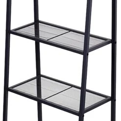 4-Tier Metal Rack, Grey -Family Home Furn Store 4 tier metal rack grey 2