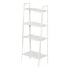 4-Tier Metal Rack, White 1 4-Tier Metal Rack, White -Family Home Furn Store 4 tier metal rack white