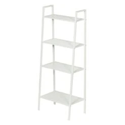 4-Tier Metal Rack, White