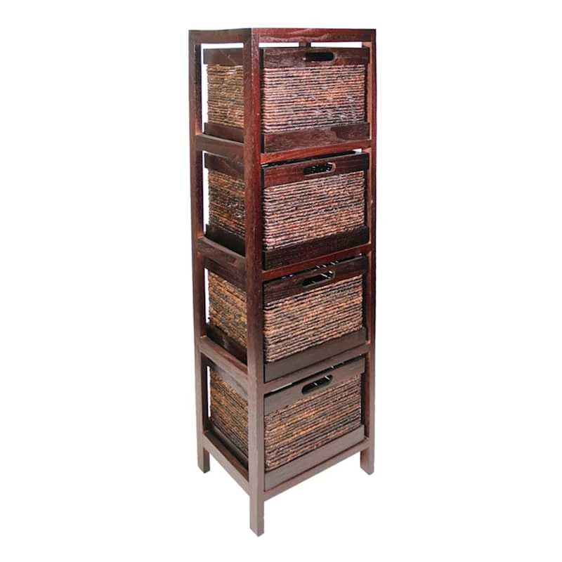 4-Tier Wooden Storage Stand 3 4-Tier Wooden Storage Stand