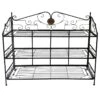 40in. Bronze/Gold 3 Tier, Large Bakers Rack -Family Home Furn Store 40in. bronze gold 3 tier large bakers rack