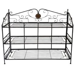 40in. Bronze/Gold 3 Tier, Large Bakers Rack