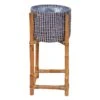 8.6in Bamboo Rattan Planter Stnd -Family Home Furn Store 8.6in bamboo rattan planter stnd
