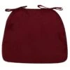 Alexander Burgundy Plush Foam Chair Pad -Family Home Furn Store alexander burgundy plush foam chair pad