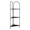 Alice Folding Corner Shelf, Black -Family Home Furn Store alice folding corner shelf black