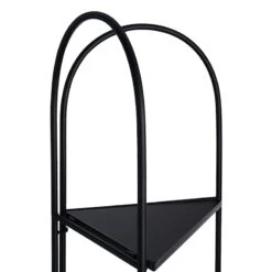 Alice Folding Corner Shelf, Black -Family Home Furn Store alice folding corner shelf black 4