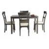 Anderson 5-Piece Dining Set, Grey -Family Home Furn Store anderson 5 piece dining set grey