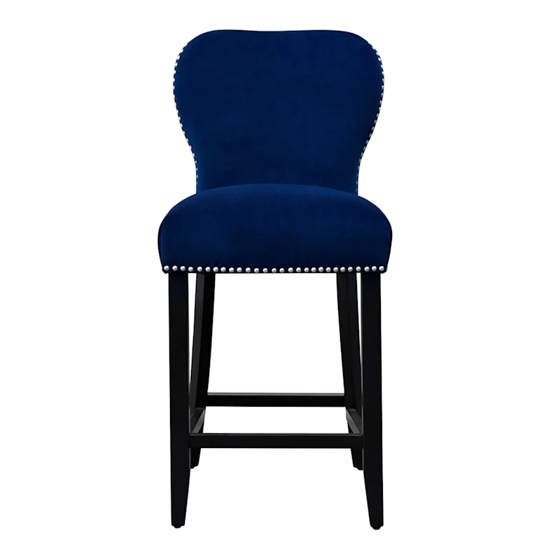Astor Place Navy Blue Counter Stool 4 Astor Place Navy Blue Counter Stool - Image 2