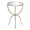 Astoria Round Accent Table, Gold 2 Astoria Round Accent Table, Gold -Family Home Furn Store astoria round accent table gold