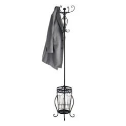 Black Metal Coat Rack -Family Home Furn Store black metal coat rack 3