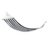 Black & White Striped Outdoor Hammock -Family Home Furn Store black white striped outdoor hammock