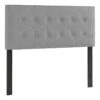 Brian Grey Tufted Headboard, Queen -Family Home Furn Store brian grey tufted headboard queen
