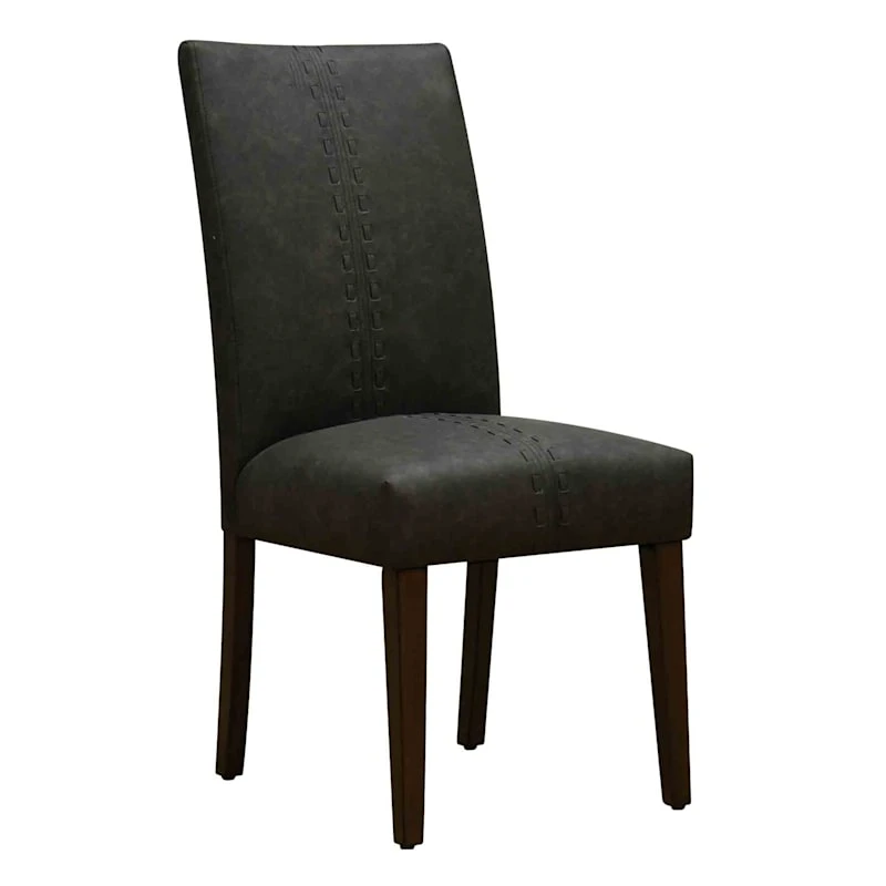 Brown Baseball Stitch Dining Chair 3 Brown Baseball Stitch Dining Chair