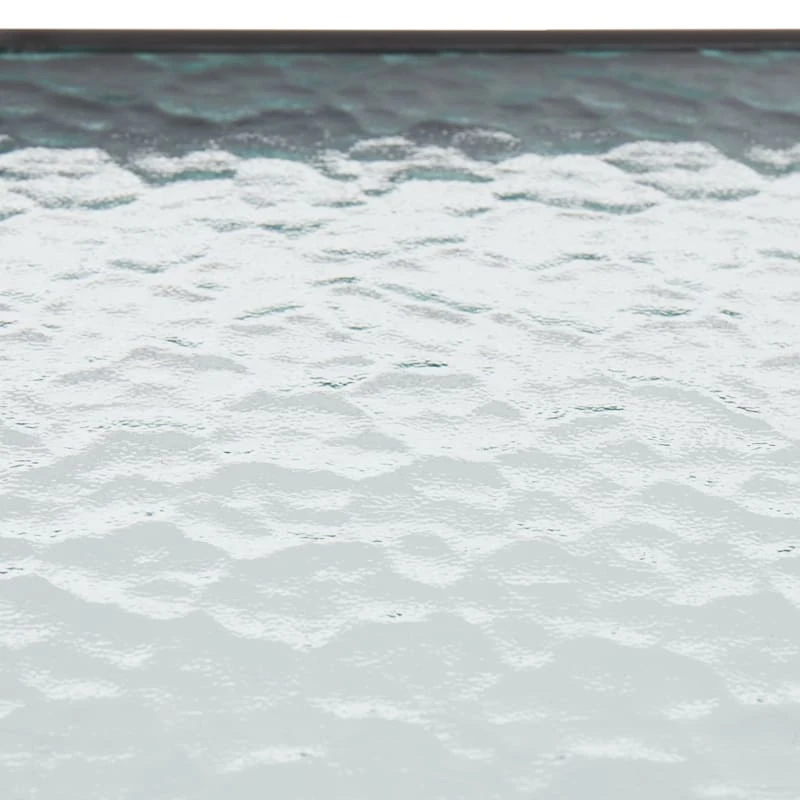 Brown Square Steel Table, 16" 5 Brown Square Steel Table, 16" - Image 3