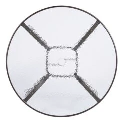 Brown Steel Round Table, 42" 13 Brown Steel Round Table, 42" -Family Home Furn Store brown steel round table 42 3