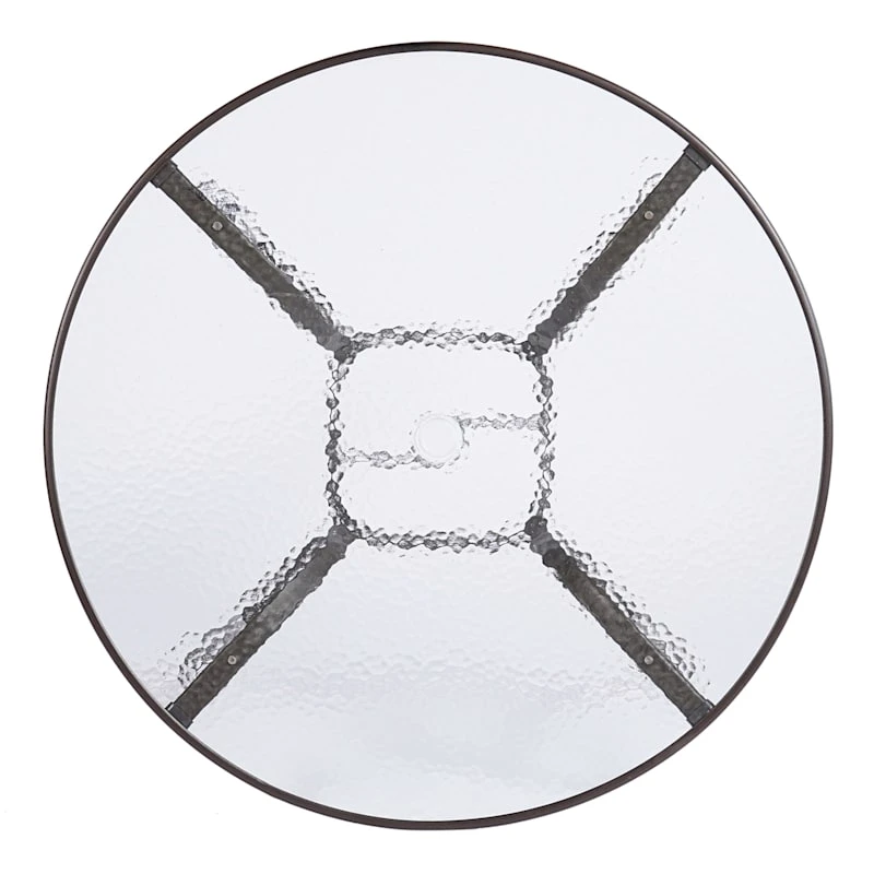 Brown Steel Round Table, 42" 6 Brown Steel Round Table, 42" - Image 4