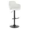Bryce Adjustable Barstool, Light Grey