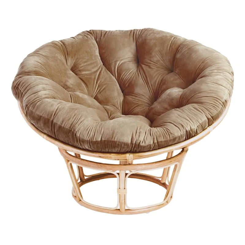 Classic Papasan Cushion, Tan 4 Classic Papasan Cushion, Tan - Image 2