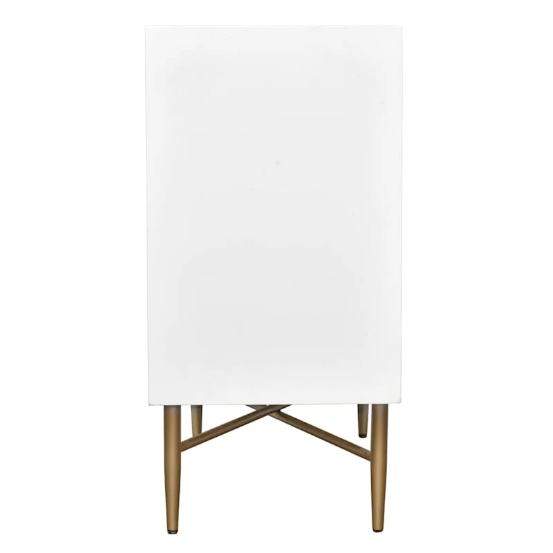 Crosby St 3-Drawer Studio Cabinet, White 5 Crosby St 3-Drawer Studio Cabinet, White - Image 3