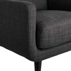 Crosby St Hadley Tufted Back Accent Chair, Charcoal Grey -Family Home Furn Store crosby st hadley tufted back accent chair charcoal grey 4