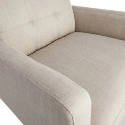 Crosby St Hadley Tufted Back Accent Chair, Taupe -Family Home Furn Store crosby st hadley tufted back accent chair taupe 3