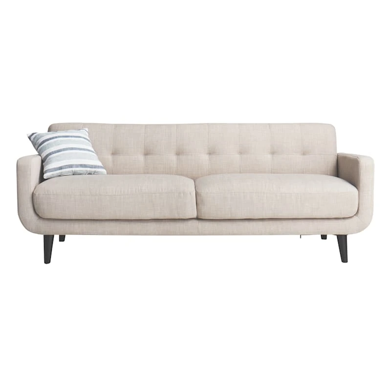 Crosby St Hadley Tufted Back Sofa, Taupe 5 Crosby St Hadley Tufted Back Sofa, Taupe - Image 3