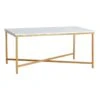 Crosby St Isabella Gold Coffee Table With Marble Top -Family Home Furn Store crosby st isabella gold coffee table with marble top