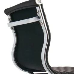 Crosby St Maxwell Adjustable Faux Leather Barstool, Black -Family Home Furn Store crosby st maxwell adjustable faux leather barstool black 3