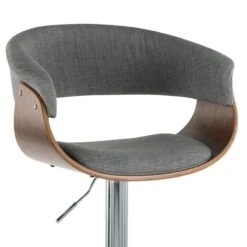 Crosby St Modern Vintage Barstool, Grey -Family Home Furn Store crosby st modern vintage barstool grey 6