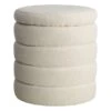 Crosby St Pax Cream Boucle Storage Ottoman