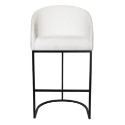 Crosby St Portia Bar Stool, Cream