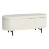 Crosby St Roxie Storage Bench, White -Family Home Furn Store crosby st roxie storage bench white