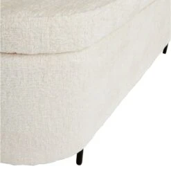 Crosby St Roxie Storage Bench, White -Family Home Furn Store crosby st roxie storage bench white 3
