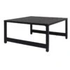 Crosby St Soho Outdoor Collection Black Steel Slat Coffee Table -Family Home Furn Store crosby st soho outdoor collection black steel slat coffee table