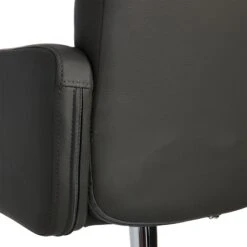 Crosby St Stout Adjustable Faux Leather Barstool, Grey 12 Crosby St Stout Adjustable Faux Leather Barstool, Grey -Family Home Furn Store crosby st stout adjustable faux leather barstool grey 4