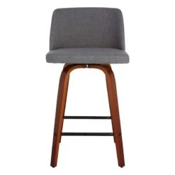 Crosby St Toriano Upholstered Counter Stool, 26" -Family Home Furn Store crosby st toriano upholstered counter stool 26 2