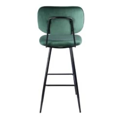 Emerald Velvet Barstool -Family Home Furn Store emerald velvet barstool 3