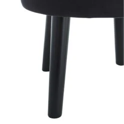 Emmy Ottoman, Black Velvet 7 Emmy Ottoman, Black Velvet -Family Home Furn Store emmy ottoman black velvet 2