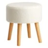 Emmy Ottoman, Sherpa Cream -Family Home Furn Store emmy ottoman sherpa cream
