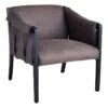 Found & Fable Axl Grey Faux Leather Armchair -Family Home Furn Store found fable axl grey faux leather armchair