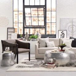 Found & Fable Axl Grey Faux Leather Armchair 16 Found & Fable Axl Grey Faux Leather Armchair -Family Home Furn Store found fable axl grey faux leather armchair 6