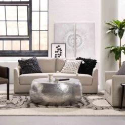 Found & Fable Fallon Linen Sofa -Family Home Furn Store found fable fallon linen sofa 3