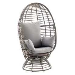 Found & Fable Hamptons Outdoor Swivel Egg Chair
