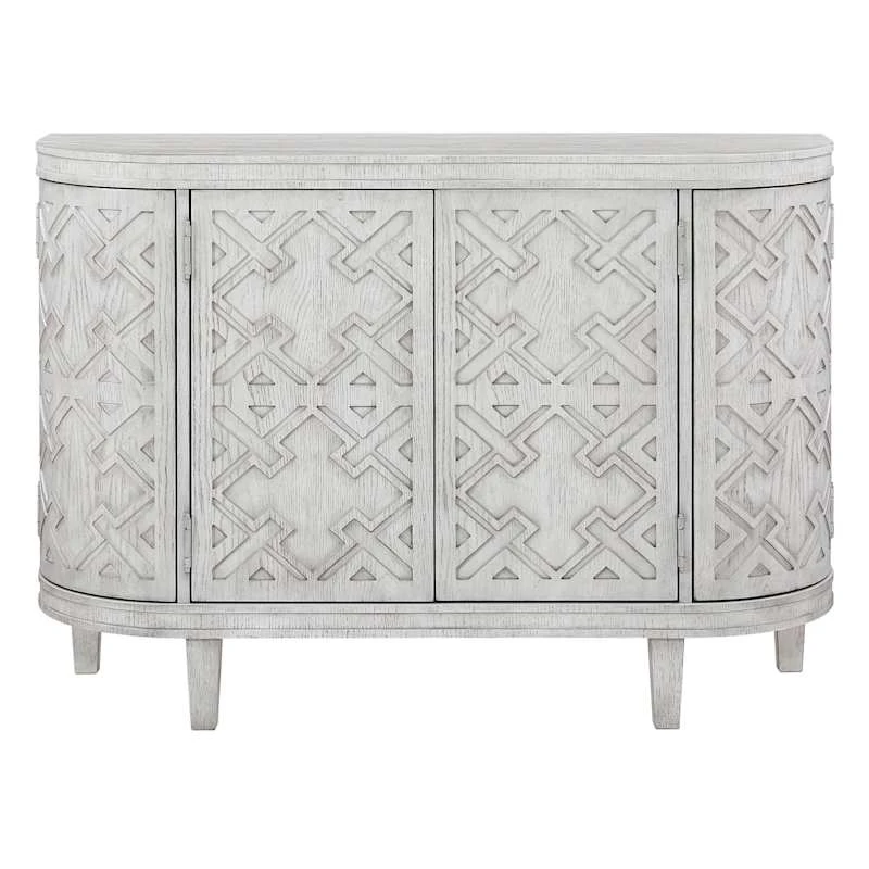 Found & Fable Lena Curved 4-Door Media Cabinet 4 Found & Fable Lena Curved 4-Door Media Cabinet - Image 2