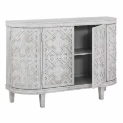 Found & Fable Lena Curved 4-Door Media Cabinet 10 Found & Fable Lena Curved 4-Door Media Cabinet -Family Home Furn Store found fable lena curved 4 door media cabinet 2