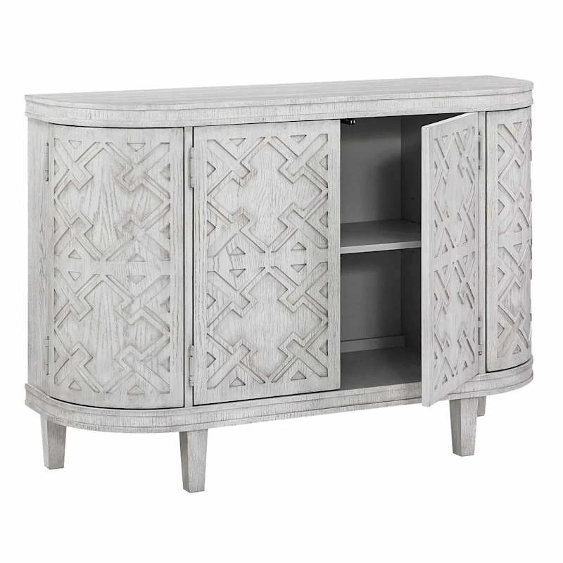 Found & Fable Lena Curved 4-Door Media Cabinet 5 Found & Fable Lena Curved 4-Door Media Cabinet - Image 3