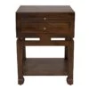 Found & Fable Maddison Brown Accent Table -Family Home Furn Store found fable maddison brown accent table