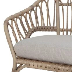 Found & Fable Norma Natural Wicker Outdoor Lounge Chair -Family Home Furn Store found fable norma natural wicker outdoor lounge chair 1